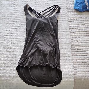 Lululemon Stylish Brown Strappy Tank Top